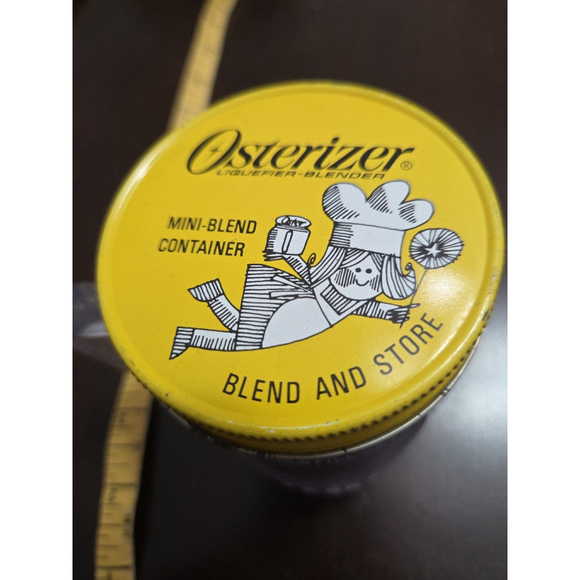 Oster Osterizer Mini Blend Container Vintage Blender Store Jars Plastic 8oz - Picture 3 of 5